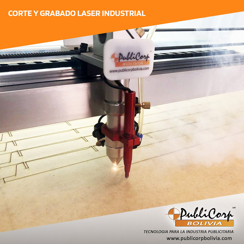 Corte y grabado laser industrial